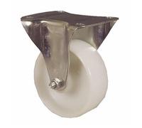 Roulette fixe à bandage polypropylène sur platine - diamètre 100 mm - Port-Roll GUITEL