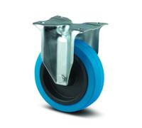 Roulette fixe à platine pour de transport matériel fragile - ø 125 mm- Alpha TENTE