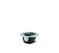 Roulette fixe pour tiroir coulissant - ø 14mm - platine - Compacta TENTE