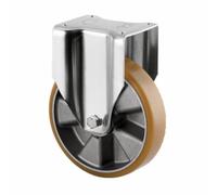 Roulette fixe - sur platine - pour charges lourdes - diamètre 125 mm - type 4688 TENTE