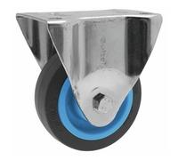 Roulette fixe - sur platine - Résilex® - charges lourdes - diamètre 200 mm - Maxiroll GUITEL