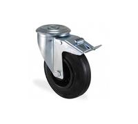 Roulette pivotante à frein pour chariot - Ø 200 mm