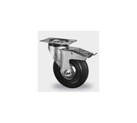 Roulette pivotante avec frein D. 100 mm ? platine 105 x 85 mm charge max. 150 kg - 0095884700 - Tente