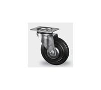Roulette pivotante D. 125 mm ? platine 105 x 85 mm charge max. 200 kg - 0095884800 - Tente