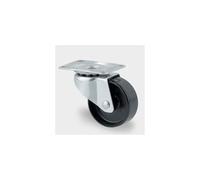 Roulette pivotante D. 25 mm ? platine 35 x 30 mm charge max. 20 kg - 0003208100 - Tente