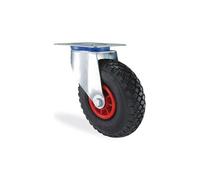Roulette pivotante gonflable pour chariot - 260 mm