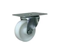 - Roulette pivotante nylon Ø 75mm (platine 105 x 85 mm)