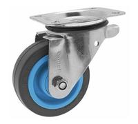 Roulette pivotante - platine - Résilex® - charges lourdes - diamètre 125 mm - Maxiroll GUITEL