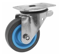 Roulette pivotante - platine - Résilex® - charges lourdes - diamètre 200 mm - Maxiroll GUITEL