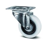 Roulette pivotante polyamide et caoutchouc élastique - ø100 mm- Synthec TENTE