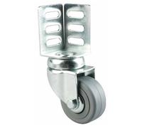 Roulette pivotante polyamide fixation par cornière d'angle TENTE