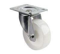 Roulette pivotante polypropylène sur platine - diamètre 100 mm - Port-Roll GUITEL