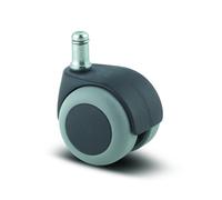 Roulette pivotante pour chaise et fauteuil - moyeu lisse - Lumina TENTE