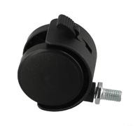 Roulette pivotante silencieuse M8 pour chaise de bureau