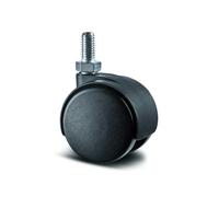 Roulette pivotante table et bureau - tige filetée - ø40mm- Lumina TENTE
