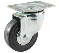 Roulette pivotante Tente 65 mm inox