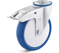 Roulette pivotante Torwegge avec freinPolyuréthaneø125 Fixation par boulon en plastique