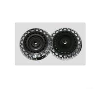Roulette robuste de 15,2 cm pour chariot de barbecue extérieur | Action pivotante lisse, polypropylène + PVC très résistant, idéal pour les chariots de barbecue, 15,2 cm de diamètre
