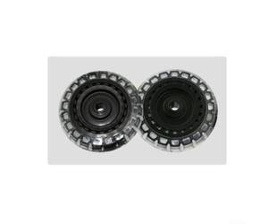 Roulette robuste de 15,2 cm pour chariot de barbecue extérieur | Action pivotante lisse, polypropylène + PVC très résistant, idéal pour les chariots de barbecue, 15,2 cm de diamètre