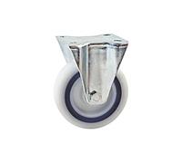 Roulette saturne grise 100 mm fixe - - 5948220