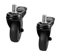 Roulette verrouillable de 7,6 cm pour Navigator 850 et Pro Series - Grille de barbecue pivotante robuste de rechange avec frein - Construction robuste en plastique et métal