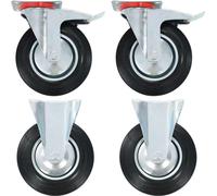 Roulettes 4 pcs 200 mm