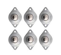 Roulettes à Billes de Transfert Roulements à billes de transfert 5/8 pouces 15,8 mm, unité de transfert à billes, roulement à rouleaux de convoyeur, charge de 15 kg