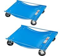 Roulettes de manutention avec des rouleaux de 85 mm pour pneus de 350 mm - Aide au positionnement pour véhicules, modèle WM-04, lot de 2. Roulettes de transport pour véhicules, capacité jusqu'à 500 kg
