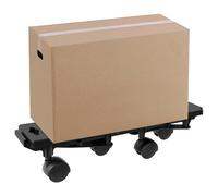 Roulettes de transport avec 4 roues 6 pcs Noir Polypropylène 170 kg