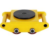 Roulettes de transport Happyment - Professionnelles - Roulettes pour machines - 1 pièce - rotation 360° - capacité de charge 6 t