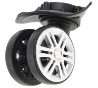 Roulettes Doubles - KCVV - Lot de 2 - Pivotantes à 360 Degrés - Pour Trolley et Valise - Haute Qualité