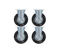 Roulettes fixes 4 pcs 125 mm