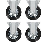 Roulettes fixes 4 pcs 160 mm