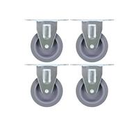 vidaXL Roulettes fixes - 4 pcs - Diamètre 75 mm