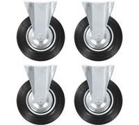VidaXL Roulettes fixes 4 pcs 200 mm