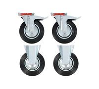vidaXL Roulettes 4 pcs. 200 mm