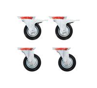 Roulettes pivotantes 4 pcs 100 mm