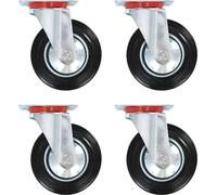 Roulettes pivotantes 4 pcs 160 mm