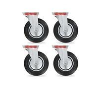 vidaXL Roulettes pivotantes 4 pcs 200 mm