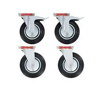 vidaXL Roulettes pivotantes 4 pcs. 200 mm