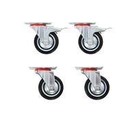 Roulettes pivotantes 4 pcs 75 mm