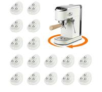 Roulettes pour Meubles, Roulettes Universelles Autocollantes, Mini Roulettes pour Meubles pivotantes à 360°, Roulettes Plates pour Petits Appareils (avec 3 roulements à billes, blanc, 16 PCS)
