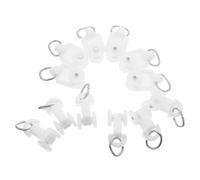 Roulettes pour Rail de Rideau, Crochets à Double Roue Silencieux | Plastique, Acier Inoxydable et Alliage, Remplacement Facile, Installation Simple, pour Panneaux Coulissants et Cloisons