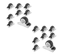 Roulettes, Roulettes universelles en caoutchouc souple for meubles, 1 pouce, pivotantes, 8KG, robustes, for accessoire de chariot à plate-forme, 8/16 pièces(16pcs)
