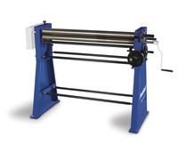 Rouleuse manuelle à 3 rouleaux asymétriques largeur du travail 1000 mm épaisseur jusque 2 mm en acier Metallkraft RBM1000-20 ECO