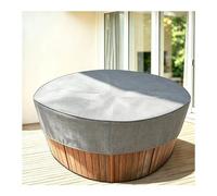 Round Dog Pool Cover Tissu Oxford imperméable Pliable pour Piscine Ronde Piscine Solaire,Gray-48 * 12inches（122 * 30cm）