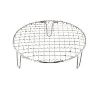 Round Stainless Steel BBQ Grid 30cm Even Heating(20cm) | Even mesh design, prevents food falling, uniform heating, 30cm diameter, ideal for large groups