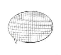 Round Stainless Steel BBQ Grid 30cm Even Heating(30.5cm) | Even mesh design, prevents food falling, uniform heating, 30cm diameter, ideal for large groups