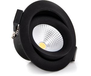 roundCENTURY 360 - noir 8W 36° 3000K CRI>90 - Spot de plafond