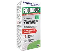 RoundUp Désherbant Concentré Multi-usages 700mL à base d'acide Pélargonique - Jusqu'à 304m²- Effets visibles en 1h